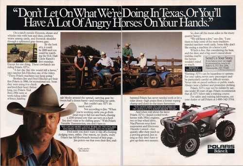 Polaris 1990 vintage - polaris, ad