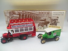 Corgi Classics Transport of the 30's Thornycroft J Type bus & Ford Model T Van