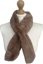 Faux Fur Scarf Small size Fur Collar Super Soft Pretty Snood Shawl Wrap