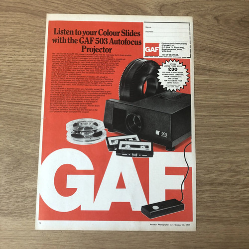 Cams57 magazine advert 11x8 - magazine,