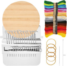 Small Darning Loom Weaving
