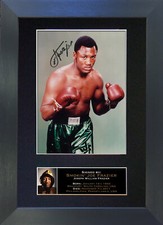 JOE FRAZIER Mounted Signed