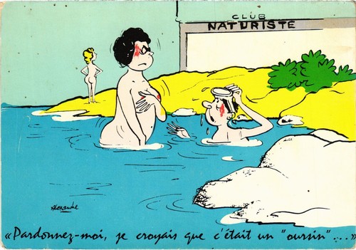 Cpm naturists humor pin - naturists, up