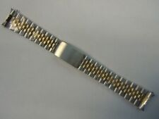 Jubilee Style Bracelet 20mm Gold 9ct & Steel 316L fit Rolex Submariner 16613