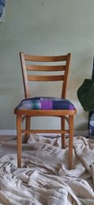 Eclectic, Colourful, Patchwork Upcycled, Reupholstered Chair