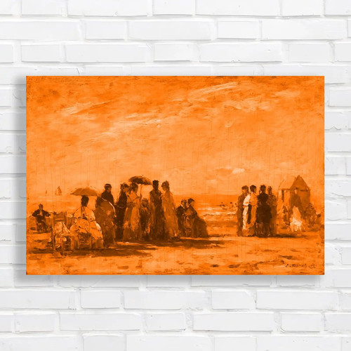 Seaside stroll impressionist - stroll,