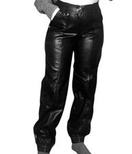 Faux Leather Cargo Jogger