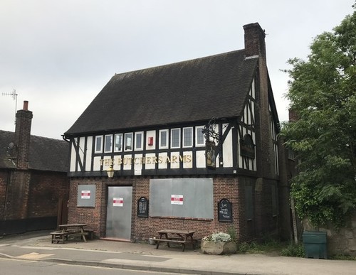 Photo 12x8 the butchers arms - photo,