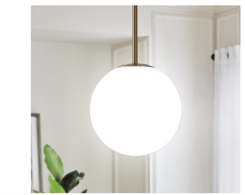 Lwytjo light gold globe - 1-light,