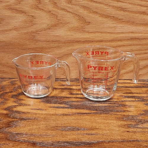 Vintage pyrex cups - pyrex,