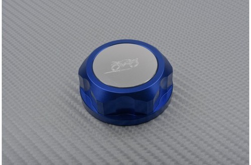 Blue alu steering stem - blue-alu, nut