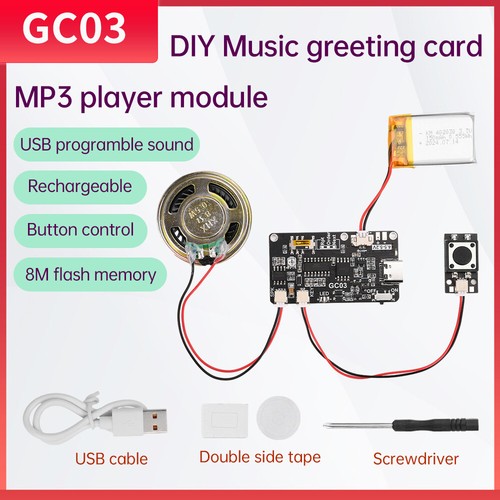 Greeting card recordable - 8m,
