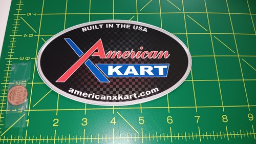 American kart sticker decal - /,