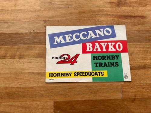 Meccano bayko hornby trains - bayko,