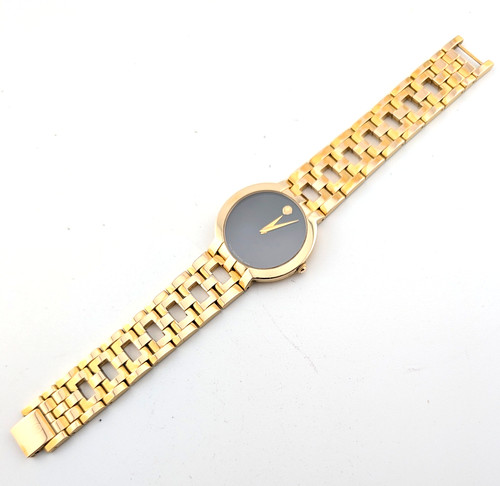 Movado men estimo 18k - movado, gold