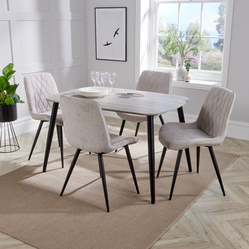 Aspen dining set grey - set,