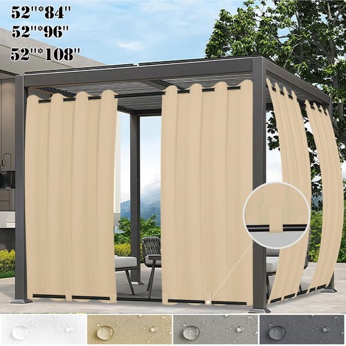 Outdoor curtains waterproof - outdoor,