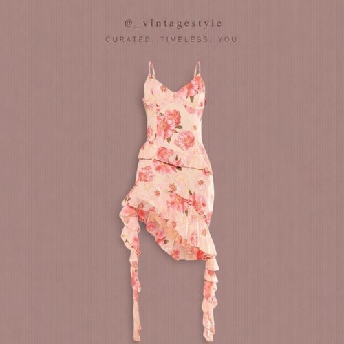 Light pink floral chiffon - floral,
