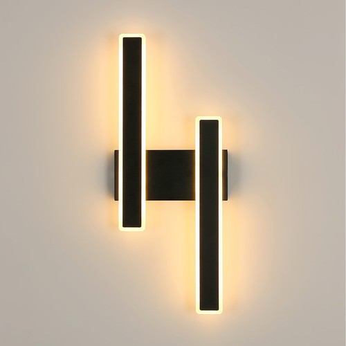 Black modern indoor - black, wall