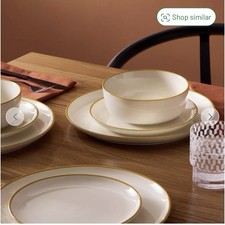 Home Mustard Rim 12 Piece