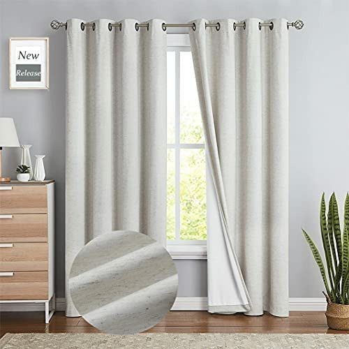 100 blackout linen look - 100%,
