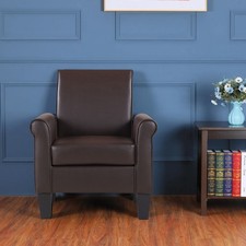 Faux Leather Chair Modern