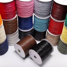 0.5mm-2mm Waxed Cotton Cord