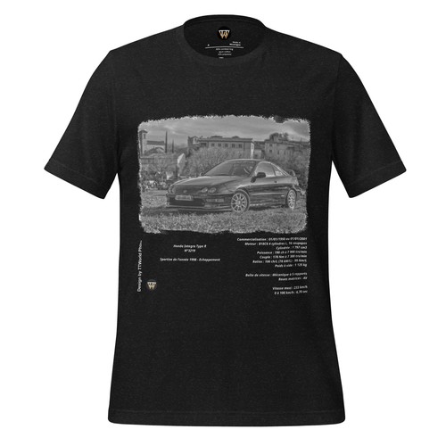 Shirt noir honda integra - noir,
