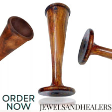 Dark Beech Wood Pinard Stethoscope for Midwives, Traditional Ear Trumpet