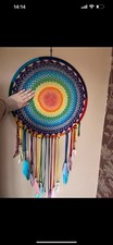DREAM CATCHER RAINBOW CHAKRA LARGE BIG DREAMCATCHER BOHO