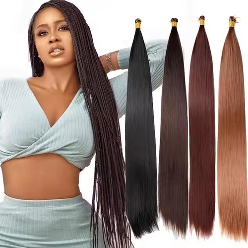 Bone straight braiding - braiding, hair