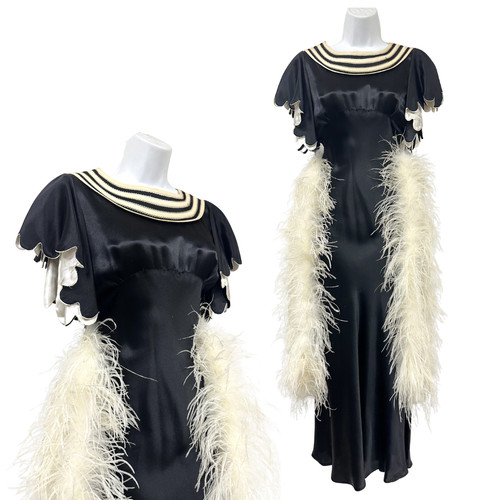 Vintage 1920s black - 1920s, white