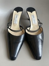 Vintage Jimmy Choo Kitten Heels with Knotted Strap Detail Size 39.5