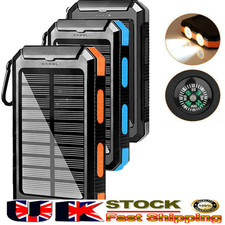 Solar Power Pack LED Dual USB