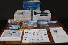 Century UK Helicopter MINI Bell 47G Boxed with Lots of Spare Parts