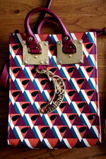 SOPHIE HULME Bananas Nano Square Leather Crossbody Bag