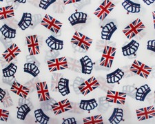Union Jack Flags Crowns