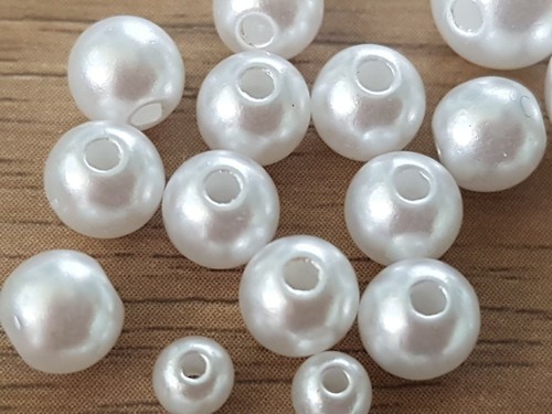 100 quality faux pearl beads - faux,