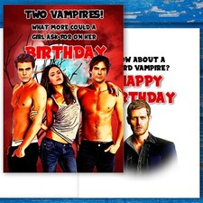 Vampire Diaries Birthday Card