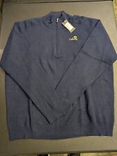 NWT MEN'S GALVIN GREEN CHESTER 1/4 ZIP SWEATER, SIZE: 3XL, COLOR: NAVY (M16)
