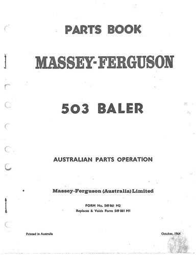 Massey ferguson 503 - ferguson,