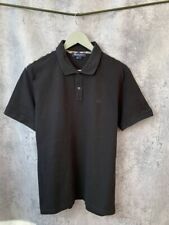 Aquascutum Polo T-Shirt Plaid Logo size Large