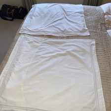 2 FRETTE euro shams / pillows cases. 26” x 26” square or 65 x 65 cm. VGC