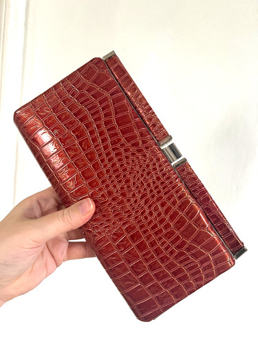 River island burgundy red - red, faux