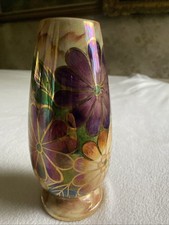 Old Court Ware Vintage Vase with Floral Design