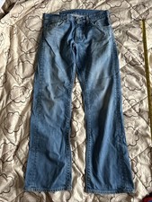 Levi Strauss Levi's W30 L30 527 Blue Denim Trousers Jeans GUC