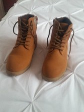 Boys River Island Tan Suede