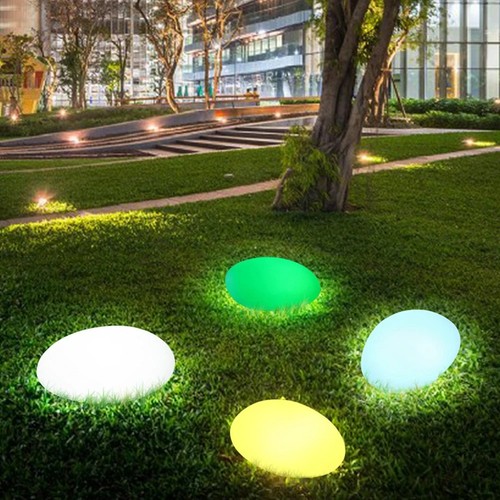 Solar pebble stone - solar, color
