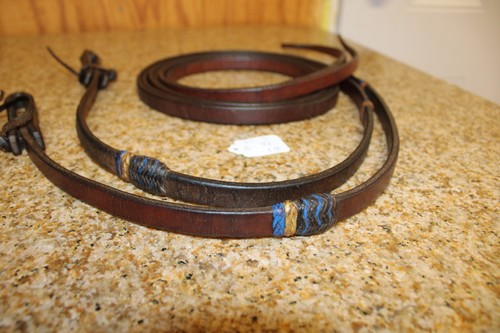 Split reins blue black - blue, &