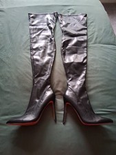New Black Thigh Boots By Asos  Size Uk 8=Eu 41 .